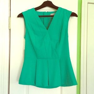 NWOT Mint Green Banana Republic Peplum Top